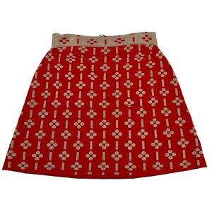 Womens Maeve Anthropologie Womens S Quant Jacquard Knit Mini Skirt Mod Retro